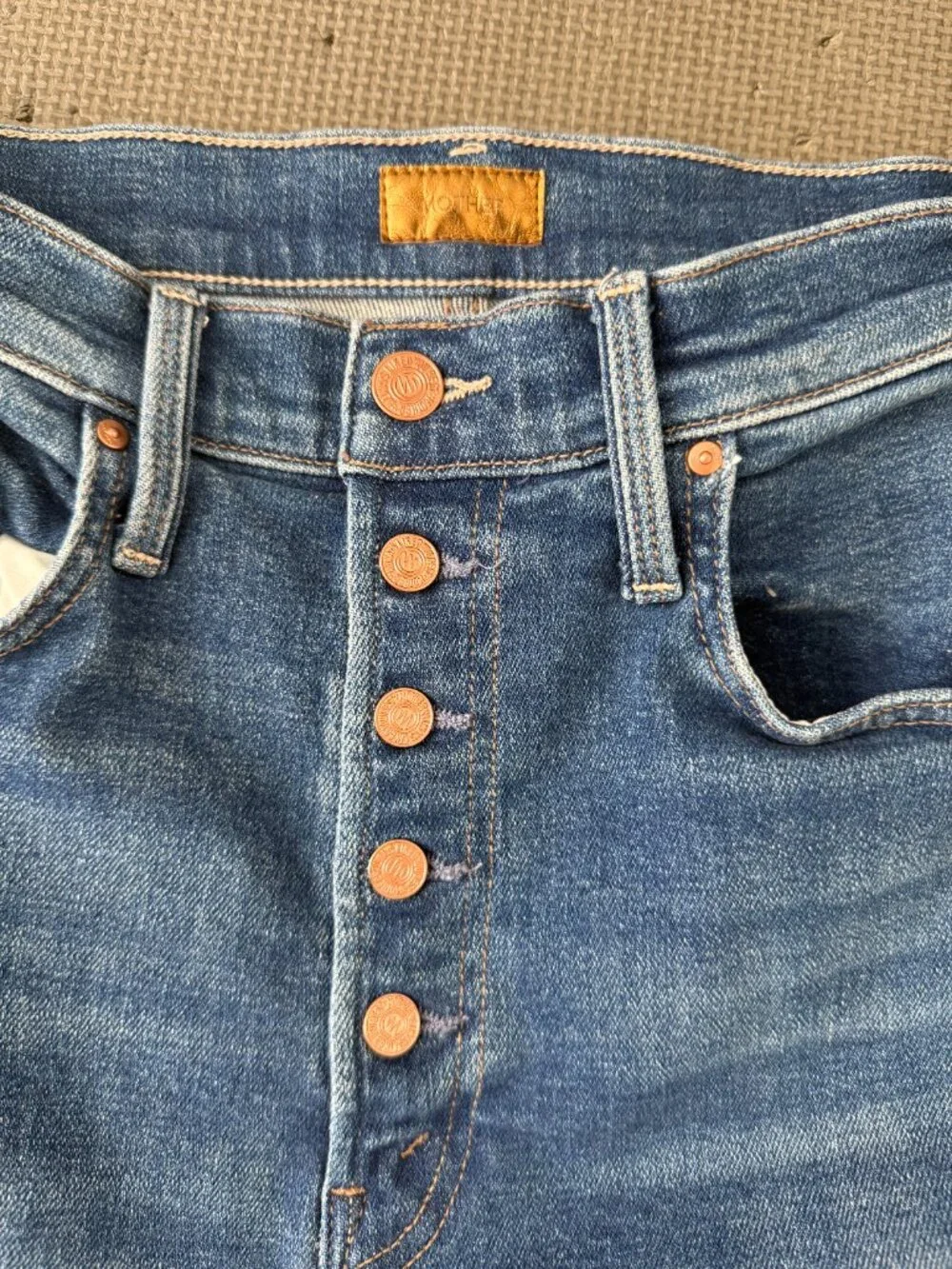 MOTHER The Pixie Rambler Ankle Jeans – Briefly Gorgeous Wash-28-Ankle/Hight Rise